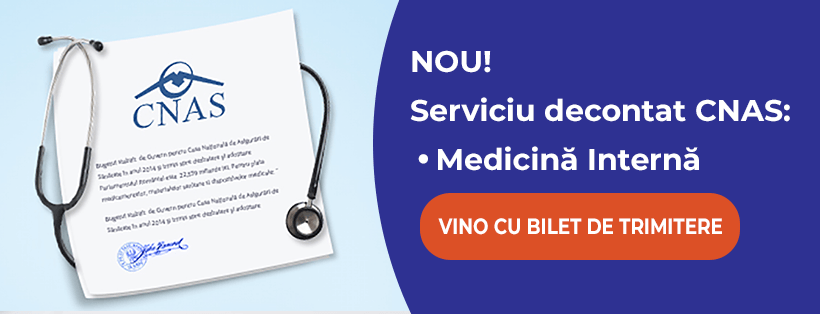 Medicina Internă un nou serviciu medical decontat CAS